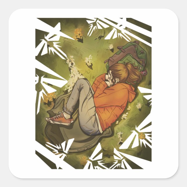 Carré Ellie Sticker (Devant)