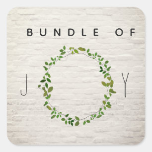 Carré Ensemble de Joy Brick Sticker Wreath