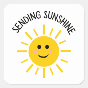 Carré Envoi d'un sticker Sunshine