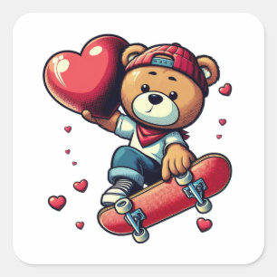 Carré Envoyer Mon Sticker D'Amour