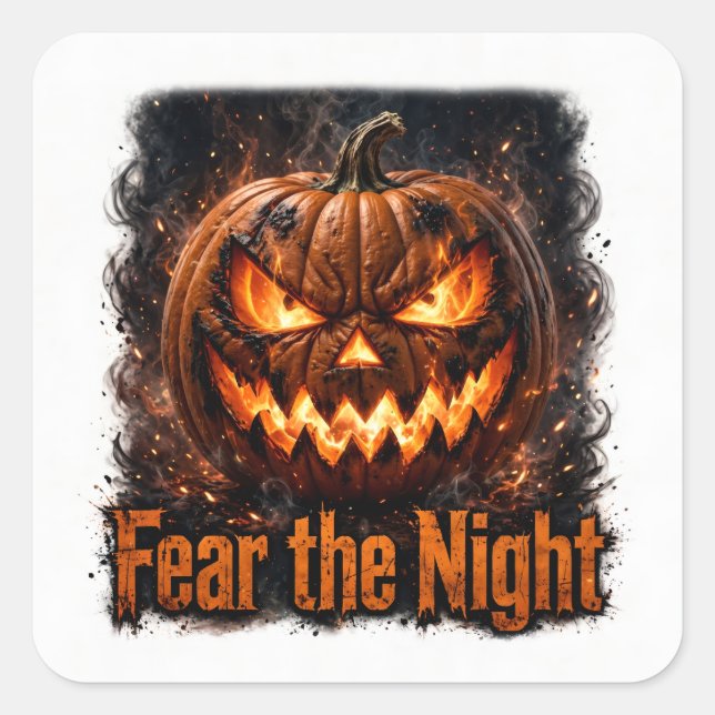 Carré Fear the Night Sticker (Devant)