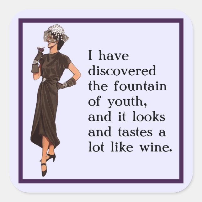 Carré Fontaine de Sticker pour la jeunesse (Devant)