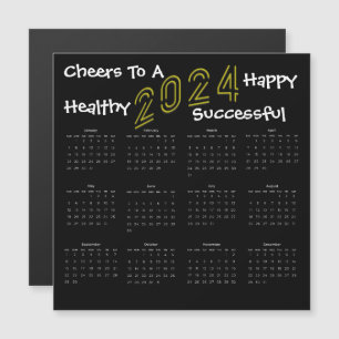 Carré Fun 2024 Family Business Calendar Cadeau