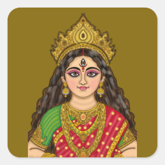 Carré Goddess Durga Sticker