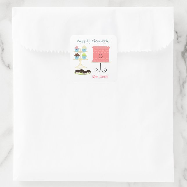 Carré Happemade Baking Sticker fait maison (Sac)