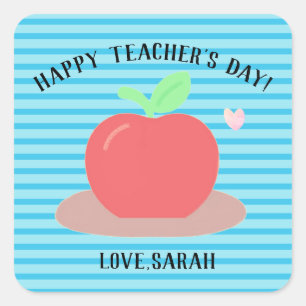 Carré Happy Teacher's Appreciation Day Sticker