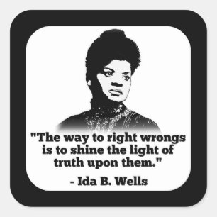 Carré IDA B. Wells Sticker