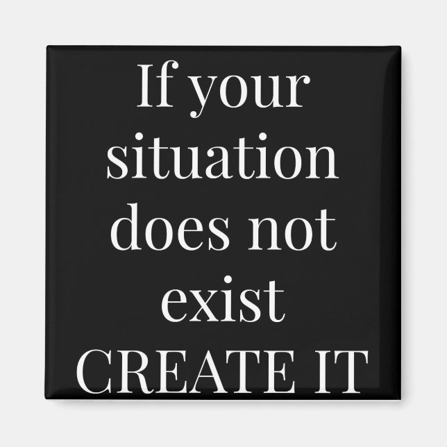 Carré Inspiration du réfrigérateur Magnet 2X2 (Devant)