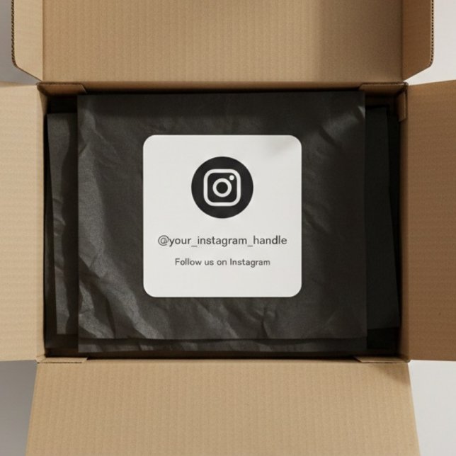 Carré Instagram QR Code Sticker | Social Media Follow  (Créateur téléchargé)