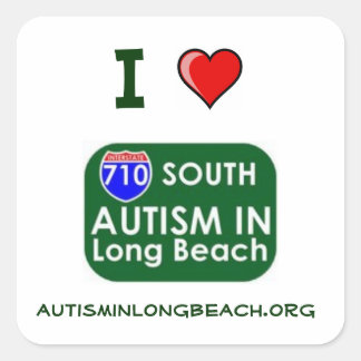 Carré J'adore Sticker AILB