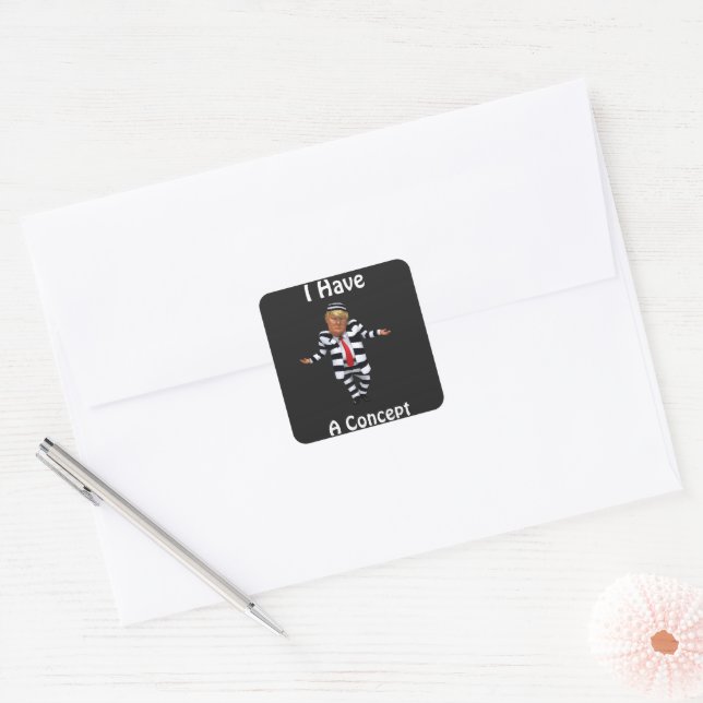 Carré J'Ai Un Sticker Concept (Enveloppe)