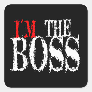 Carré Je suis le Sticker Boss