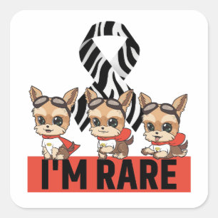 Carré Je suis Rare 3 JJs Sticker
