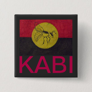 CARRÉ KABI KABVAI BEE BADGE - LETTRE CRIMSON.