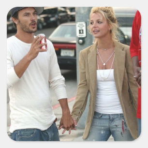 Carré Kevin Ferdeline & Britney Spears Sticker