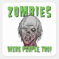 Les Zombies Étaient Des Gens, Trop Sticker