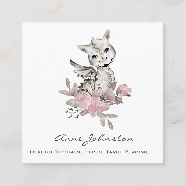 Carré Magick Baby Dragon Carte de visite (Devant)