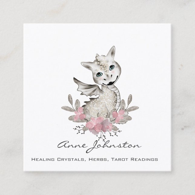 Carré Magick Baby Dragon Carte de visite (Devant)