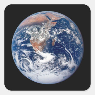 Carré Magnifique Planète Terre Sticker Set