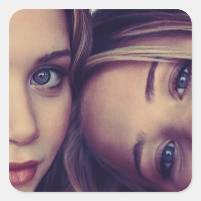 Carré Mary-Kate and Ashley Sticker (Devant)