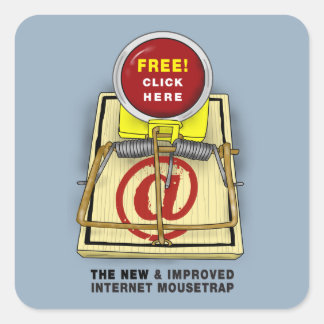 Carré Meilleur Sticker Mousetrap