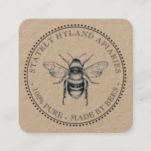 Carré Merci Nos produits Carte de visite apiculture