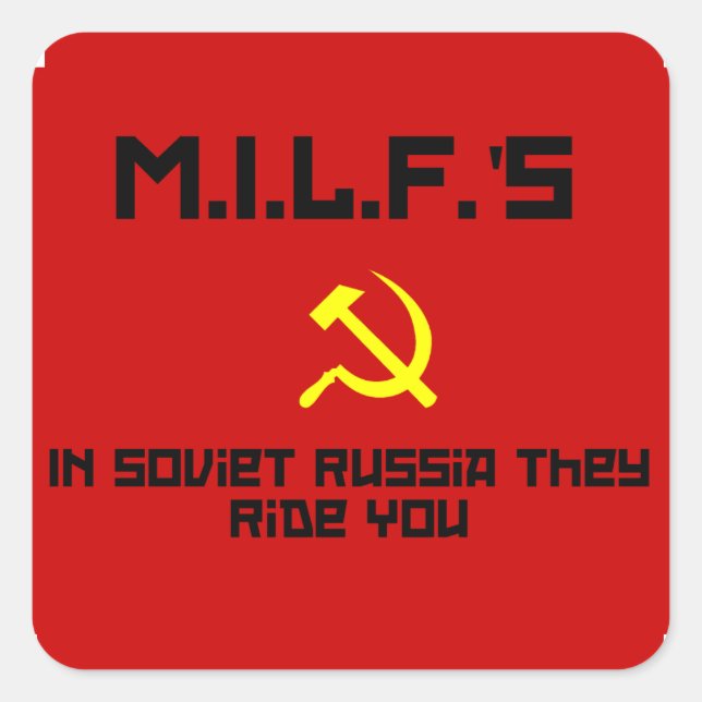Carré MILFS - Sticker Russie (Devant)