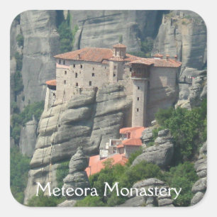 Carré Monastère de Meteora 1 Sticker