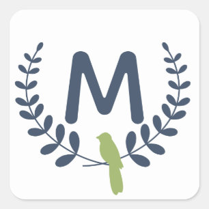 Carré Monogramme C'est Sticker de Noël