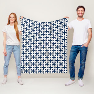 Carré noeud Motif polaire couverture
