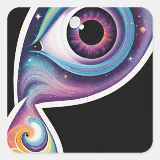 Carré OEil de Cosmos Sticker