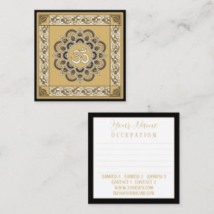 Carré OM Mandala - Carte de visite