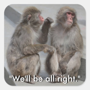 Carré On ira bien sur Sticker