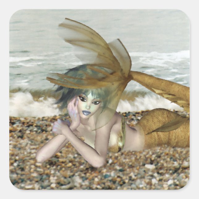 Carré Penser à vous Sticker (Devant)