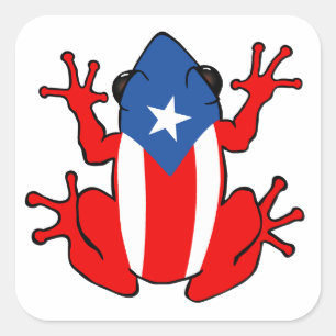 Carré Porto Rico - Sticker Coqui