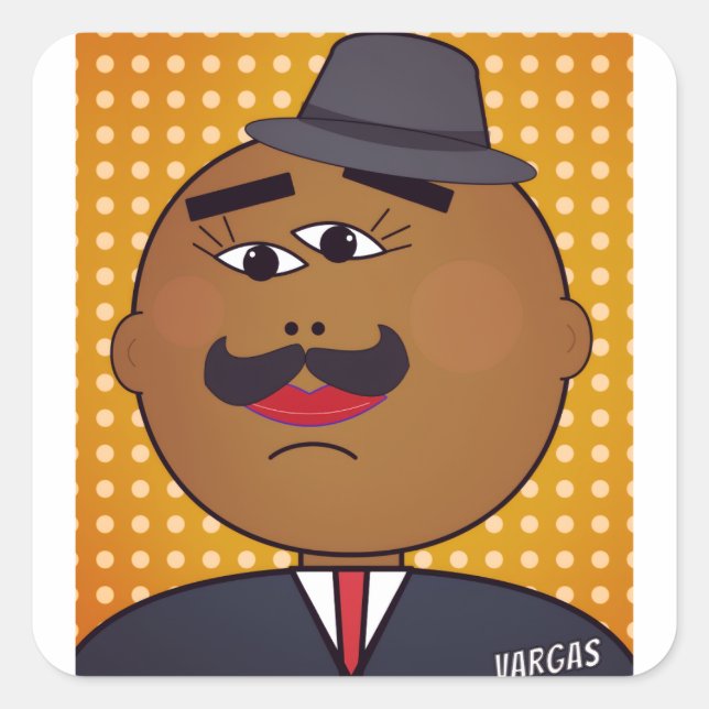 Carré QUICKDRAW Sticker (Devant)