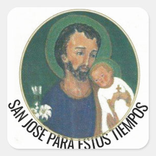 Carré Saint Joseph pour ces CARRÉS du temps STICKER