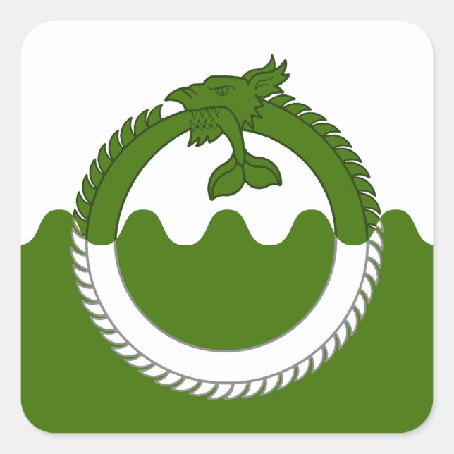 Carré SCA Loch Soilleir Populace Badge Square Sticker (Devant)