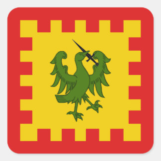 Carré SCA Saint Christina Populace Badge Square Sticker