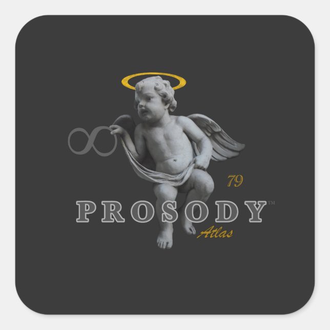 Carré Square Sticker (Devant)