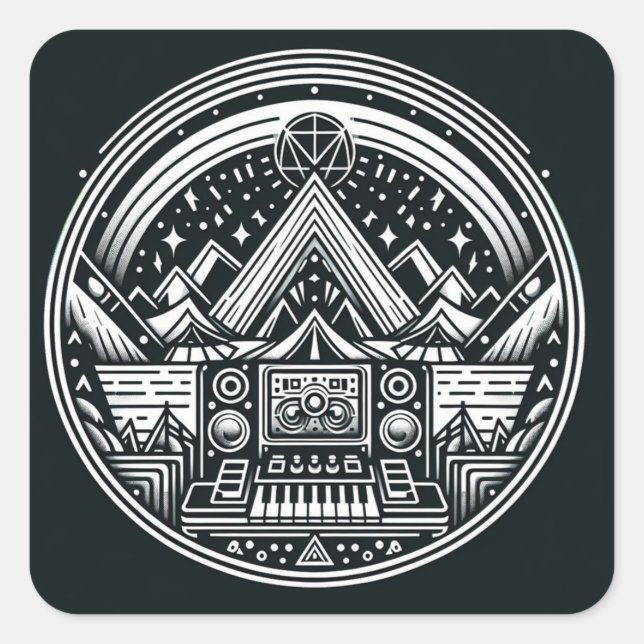 Carré Sticker (Devant)