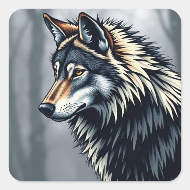 Carré Sticker  (Devant)