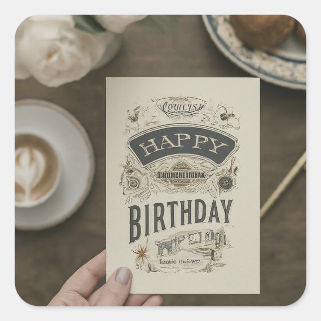 Carré Sticker (Devant)