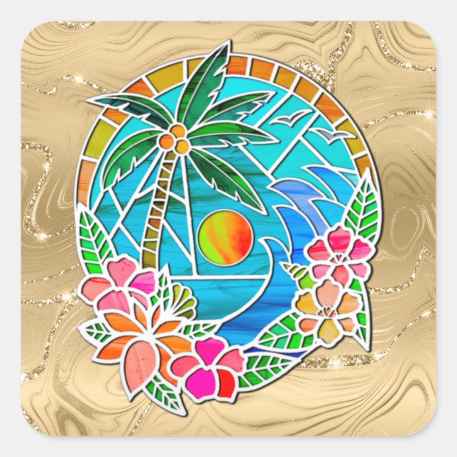 Carré Sticker (Devant)