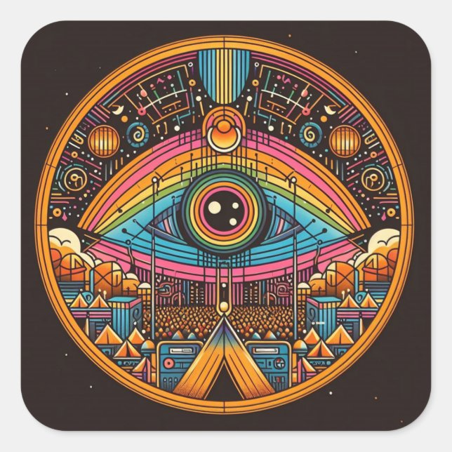 Carré Sticker (Devant)