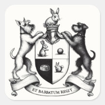 Sticker à armoiries Schnauzer