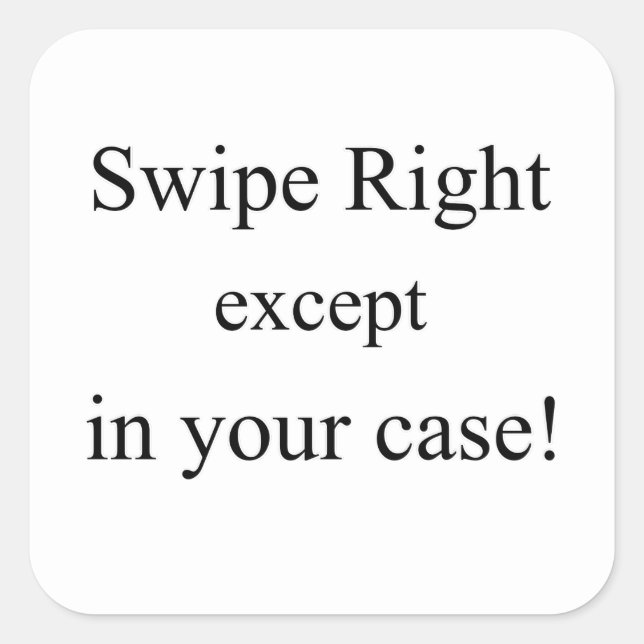 Carré Sticker À Dinder, Balayage À Droite (Devant)