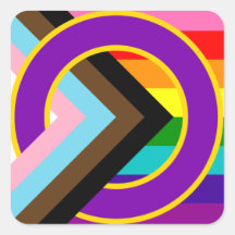 Sticker à drapeau à 8 Fierté progressif inclus