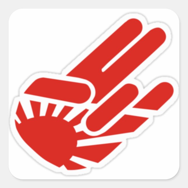 Carré Sticker à main JDM (Devant)