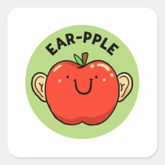 Carré Sticker à pistons à pomme à oreille